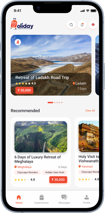Yoliday Desktop Preview